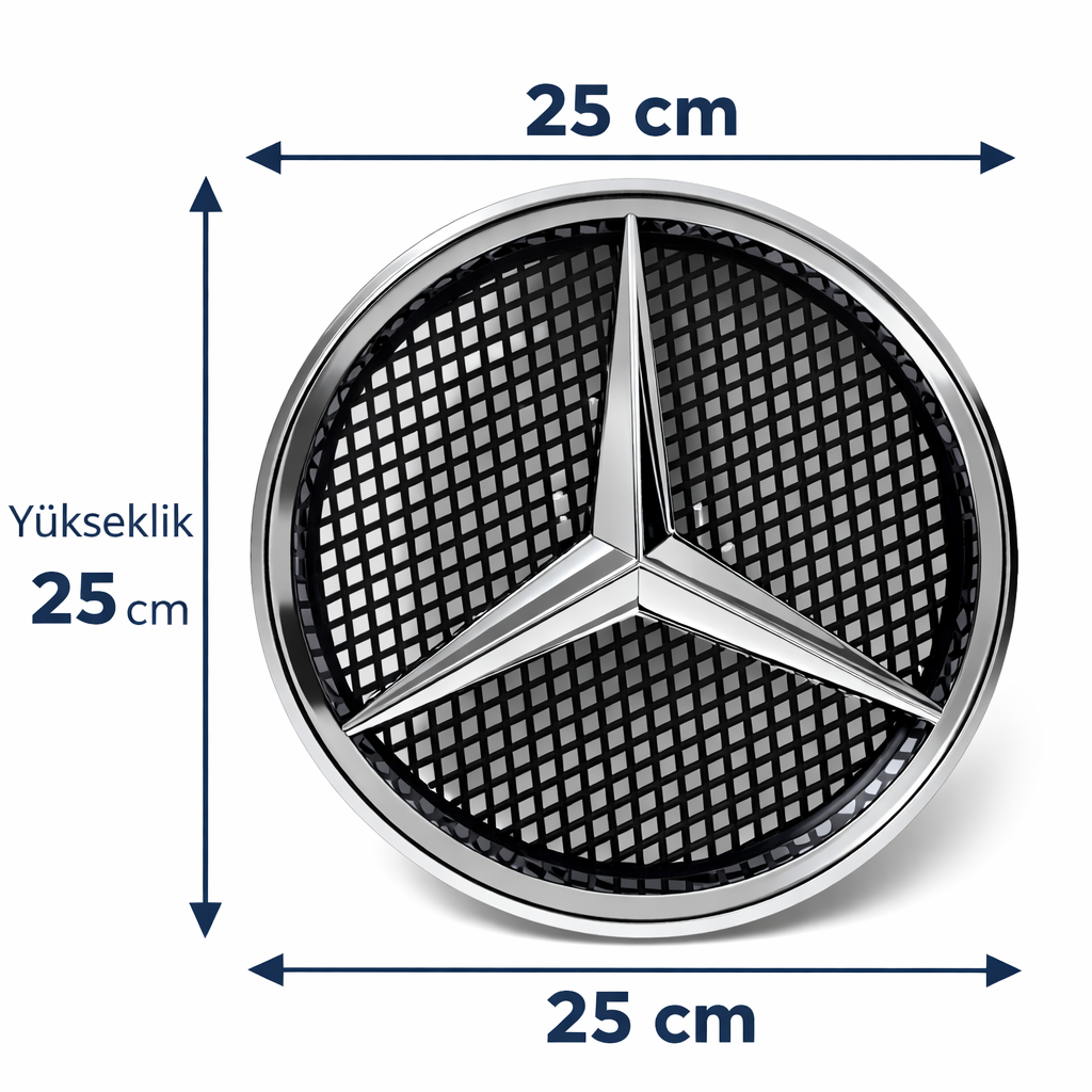 Mercedes Axor Panjur Yıldızı Amblem Logo 9448100018 Uyumlu Ön Panjur Yıldız Parcabase