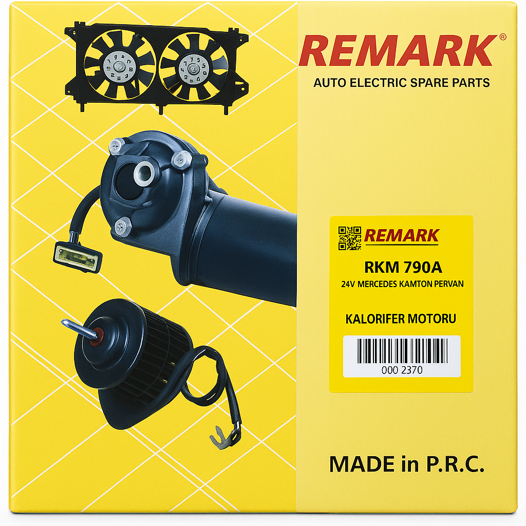 RKM Kalorifer Motoru Pervaneli 24V Mercedes 2521 Parcabase