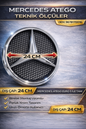 Mercedes Atego Euro 5 Ön Panjur Yıldızı Logo Amblem 9678170016 Uyumlu