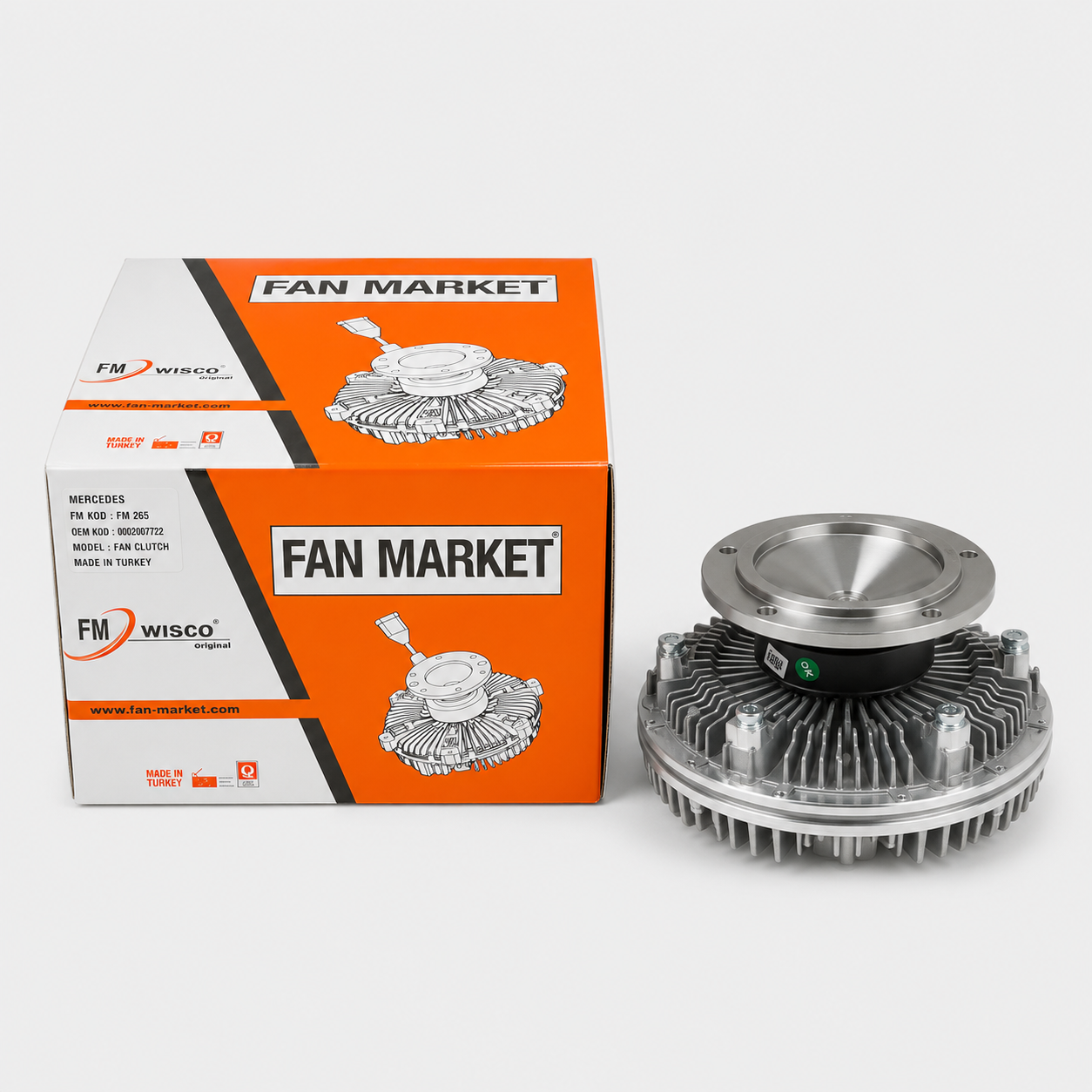 Fanmarket FM-265 Visko Göbek Elektrikli Mercedes Axor 1840 457 Motor Euro 5  0002007722